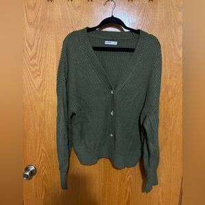 Universal Thread Dark Green Women's Cardigan